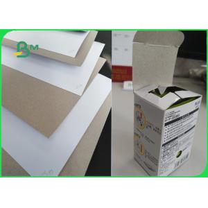 C1S White Lined Grey Board 450g 400g Jumbo Roll 1160cm For Packaging Box