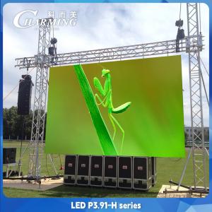 16 Bit P3.91 Rental LED Display Front Protection For Events Background Outdoor