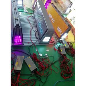 Customized 960 * 360mm, 160 * 60 Monochrome Panel Taxi LED Display For Taxi Roof