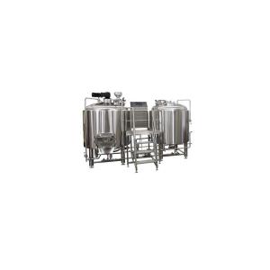 Steam Heating 100L Pilot Brewing Equipment With Glycol Cooling System ISO / CE