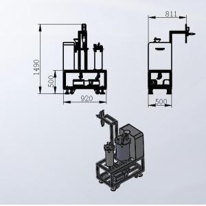 10L Tank Volume Two Component Polyurethane Dispensing Machine with Advanced
