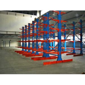 Long Pipes Adjustable Cantilever Racking System For Industrial Warehouse