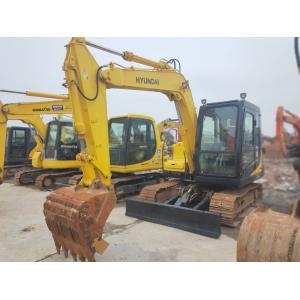 China                  Used Hyundai MIDI Crawler Excavator R80, Good Condition Low Price Hydraulic Mini Track Digger Hyundai R80 with 1 Year Warranty              on sale