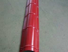 20 Roller Stations Roof Ridge Cap Roll Forming Machine Forming Speed 15m Per