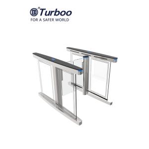 Cheap Flap Wings Security Barrier Gate , Speed Gate Pedestrian Access Control System CE Approval for sale
