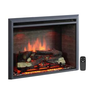 Experience the Warmth and Ambiance of AJUNION Modern 33inch Electric Fireplace