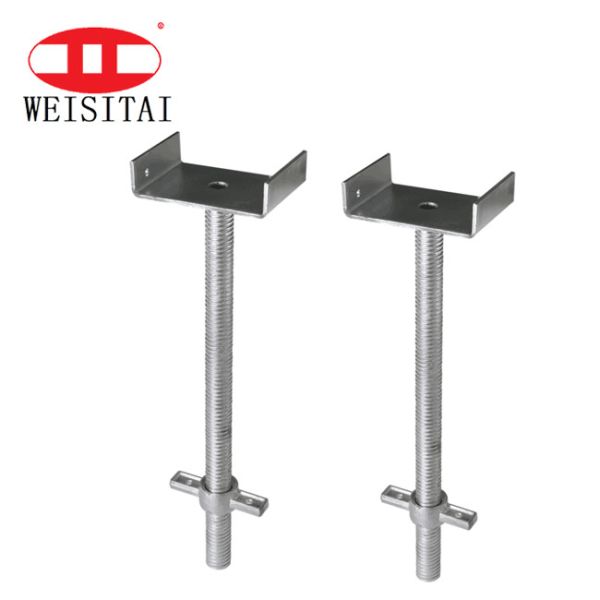 Quality 34MM Adjustable Scaffolding U Head For Scaffolding Jase Base wholesale