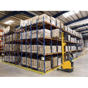 Cheap Warehouse Push Back Racking System Industrial First-In-Last-Out Operation Process for sale