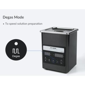 Heated 2L 50W Digital Ultrasonic Jewelry Cleaner With SUS Lid Basket