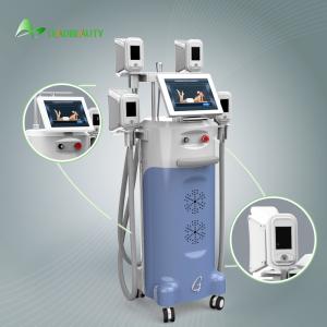 Cheap CE approved! 4 handles Cryolipolysis fat freezing slimming machine with 12 inch color touch screen for sale