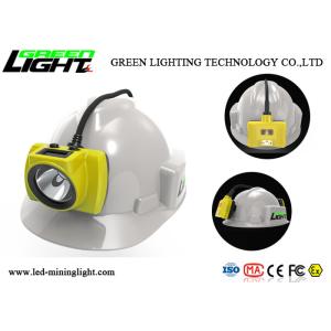Cheap 18000lux Underground Mining Cap Lamps 15 Hours Working Time With Display Screen for sale