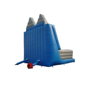 Backyard Fun Inflatable Rock Climbing Wall Blue And Gray For Outdoor Activities
