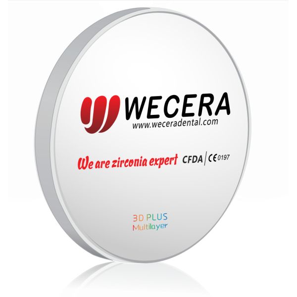 1050Mpa Strength Biocompatible Pre-Colored Zirconia Disks for Dental Restoration