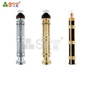 China Home Decoration Stainless Steel Balustrade Posts Rose Gold Flooring Mounted on sale