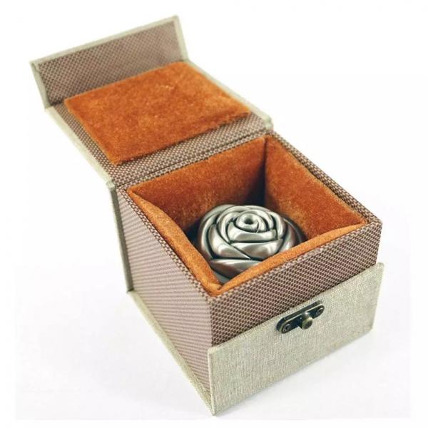 Wholesale preserved rose engagement ring box custom ring box double ring box
