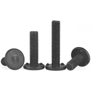 M4 M16 Carbon steel Weld STUD Bolt with Nut washer Class4.8 Grade 8.8 Black