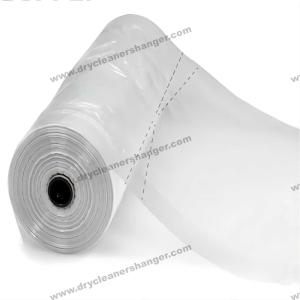 Cheap Transparent Perforated Poly Tubing Roll for Laundromats Customized plastic bag roll for sale