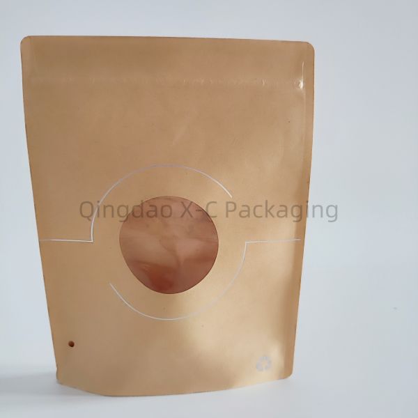 Reusable Easy Filling Kraft Paper Shopping Bag , Custom Brown Paper Carrier Bags