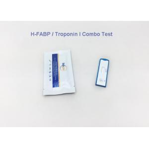 China One Step H-FABP Cardiac Blood Tests Multiple Cassette Gold Colloidal For Health on sale
