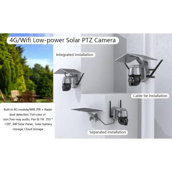 Ubox 1080P Floodlight Solar Camera