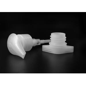 China Gel Pouch Plastic Spout Caps With 28mm Lotion Pump on sale