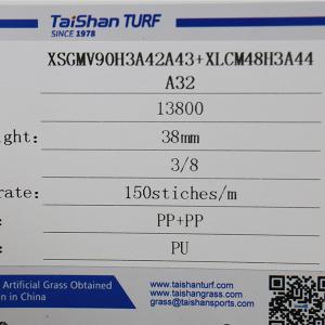 38 Mm Landsacping Artificial Grass 13800 Dtex Synthetict Turf Manufacturer For