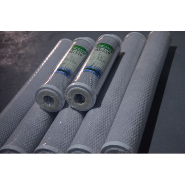 10inch CTO Compressed Activated Carbon filter cartridge for pure water machine