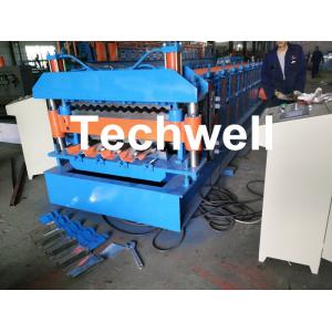 Automatic PLC Control Dual Level Roll Forming Machine With Manual / Automatic