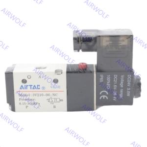 Mini AIRTAC Electromagnetic 3/2 Way NC NO Solenoid Valves 3V1-06, 3V1-M5 with M5