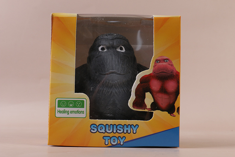 Children's Pinch Toy Gorilla Vent Pinch Slow Rebound Toy Decompression Sand Molding Soft Glue