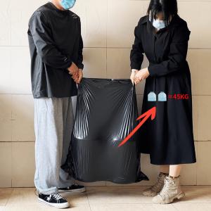 Daily Necessities Heat Seal Trash Can Liners 55 Gallon Capacity Plastic Garbage