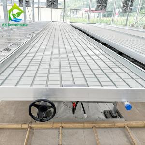 Soilless Hydroponic Indoor Ebb And Flood Seedbed Nursery Grow Table Rolling