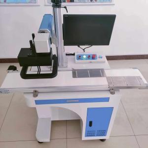 Automatic Batch Marking Fiber Laser Marker With Conveyor Belt For Irregular
