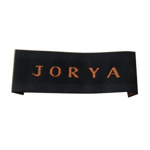 Crochet Handmade Clothing Labels Soft Edge Satin Surface Acurate logo end foled