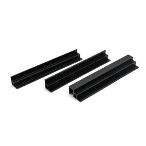 Cheap PVC Plastic Profile Black Geometric Profile Fish Tank Accessories Customized for sale