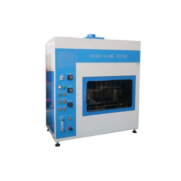 Needle - Flame Testing Method Flammability Test Chamber Small Flame Effect Fire