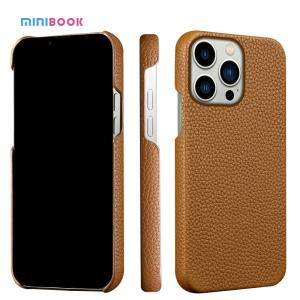 Luxury Design Style Minibook Genuine Leather Phone Case For iPhone 13 14 With
