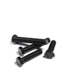 M20 M24 M30 Black Oxide Hex Head Bolts OEM Customized Service Provided for Steel