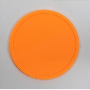 Custom Round Silicone Drink Coaster None Design Style for Dining Table