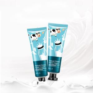 China Natural Green Moisture Milk Hand Cream Texture Crisp Fine Keep Hands Soft on sale