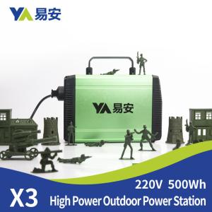 Rechargeable 500Wh Power Station For Mobile Phone Computer Home Travel Emergency