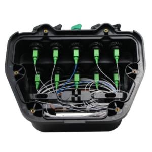 IP67 Fiber Optic FTTH 1X8/16 Core Fat Pre-Terminated Distribution Box with PC