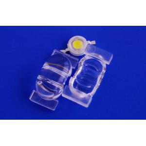 PMMA optical or PC Led street single lens , Led Optical Lens for 1W 3W Edison