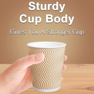12oz 16oz Double Wall Takeaway Coffee Cups With Offset Printing