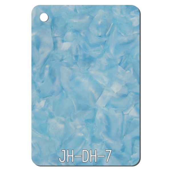 Quality Blue Pattern PMMA Acrylic Sheet Plastic Plate Panel Chandelier Cover Exhibition Rack wholesale