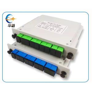 Cheap Sc Fiber Optic Cassette Plc Splitter Card Inserting 1X2 1X4 1X8 1X16 1X32 Way Mini PLC Splitters Card Type Box Splitter for sale