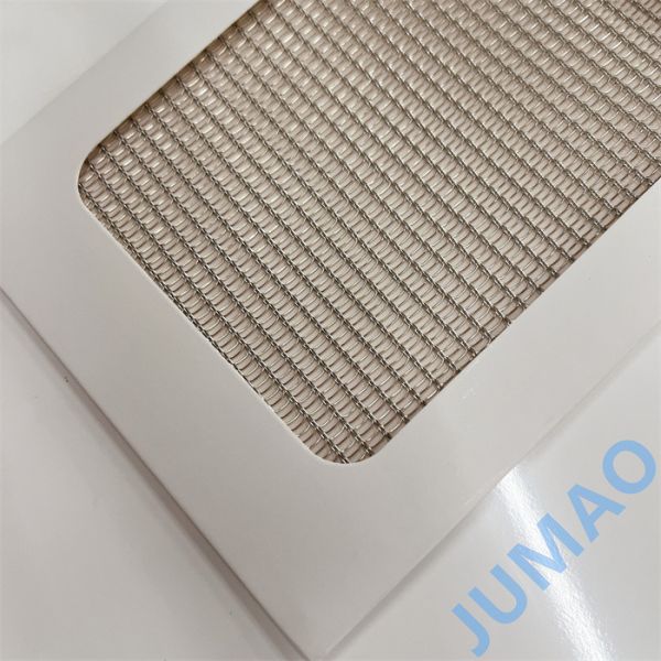 Quality Copper Fabric Mesh Laminated Glass External Facade With Customized Patterns wholesale