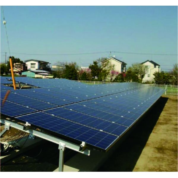 Aluminum Solar Panel Ground Mounting Systems Frameless for Home power system solar bracket