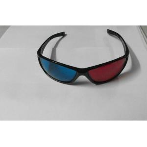 Foldable Plastic Red Cyan 3D Glasses For Home Theater