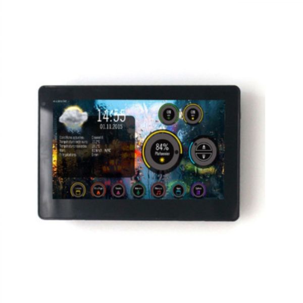 Quality Customized LED Light Indicator Glass Wall 7" Android Based Control Touch Panel POE Tablet PC wholesale